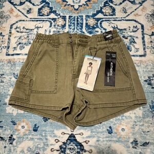 Women's Olive Green Shorts